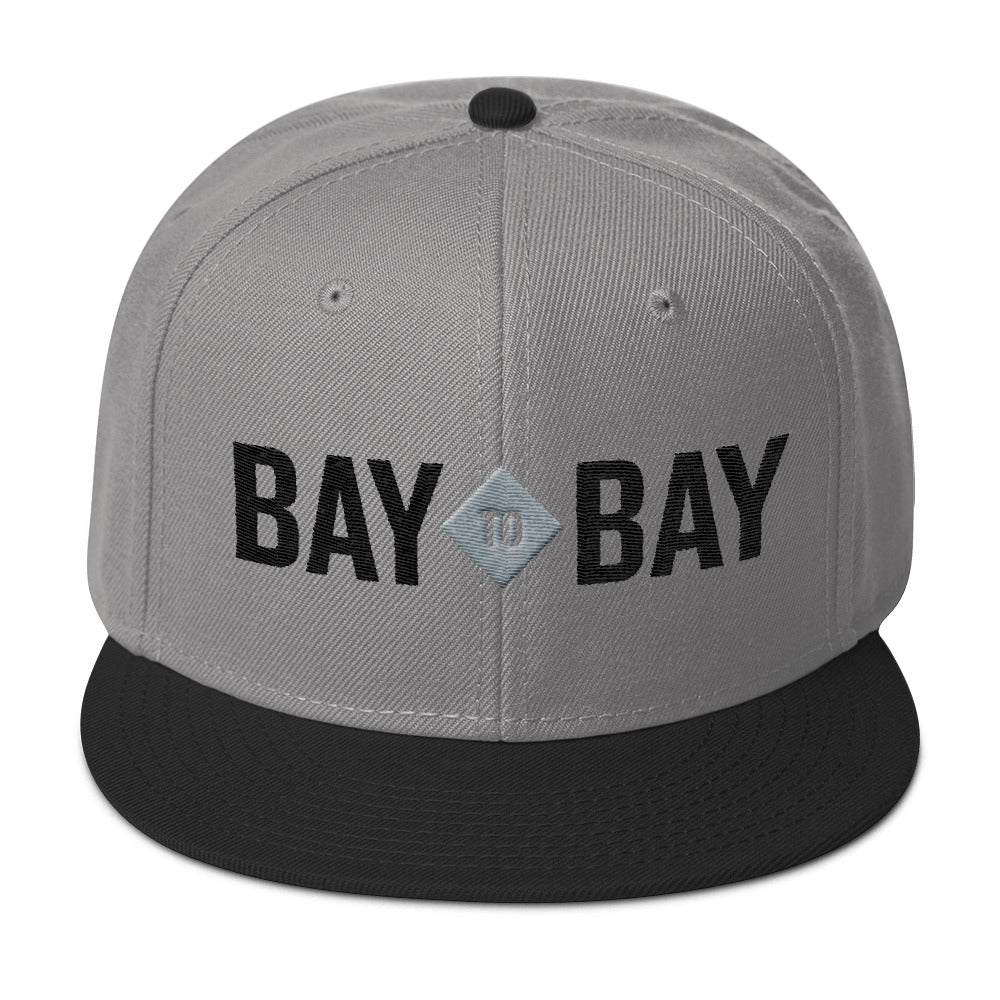 Bay to Bay Silver Snapback