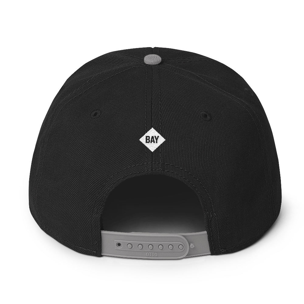 Bay to Bay Black/Silver Snapback