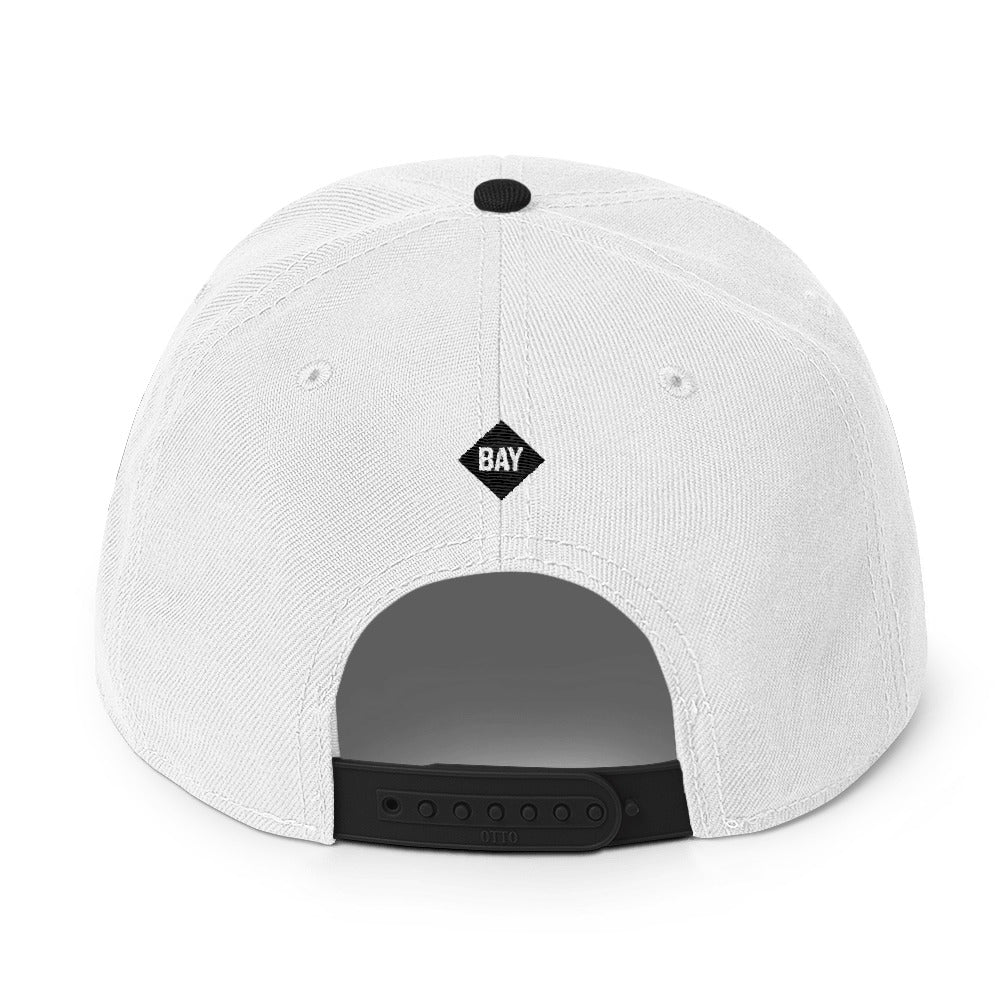 Bay to Bay White Snapback
