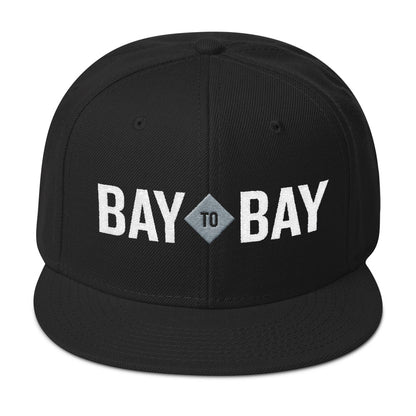 Bay to Bay Black Snapback