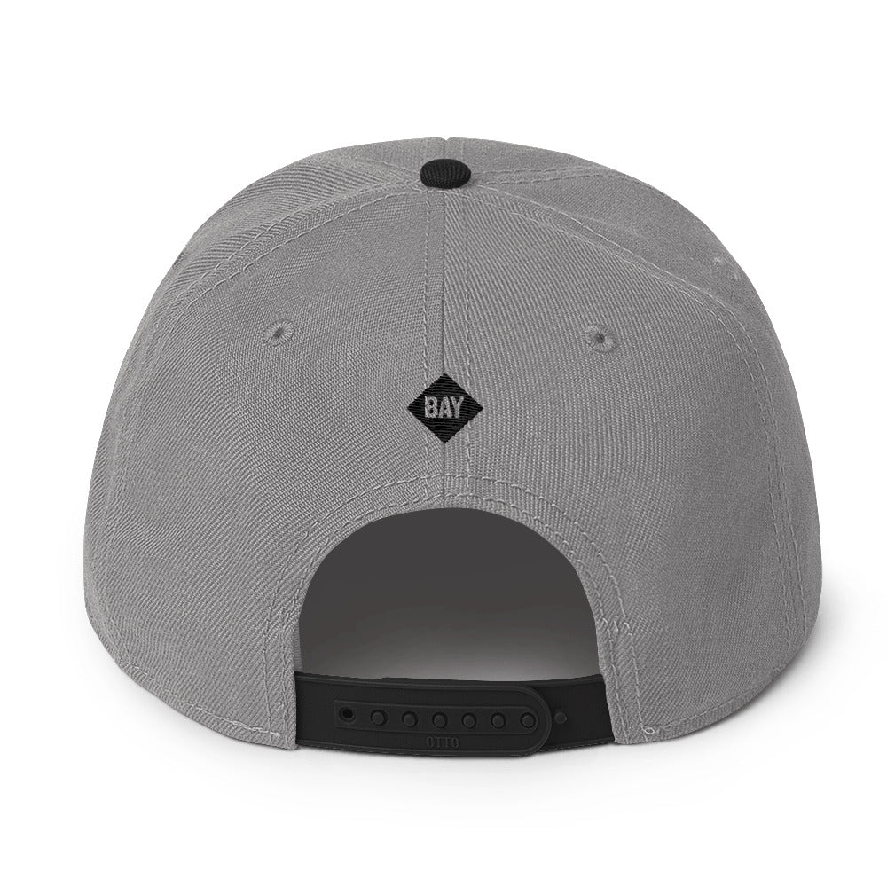 Bay to Bay Silver Snapback