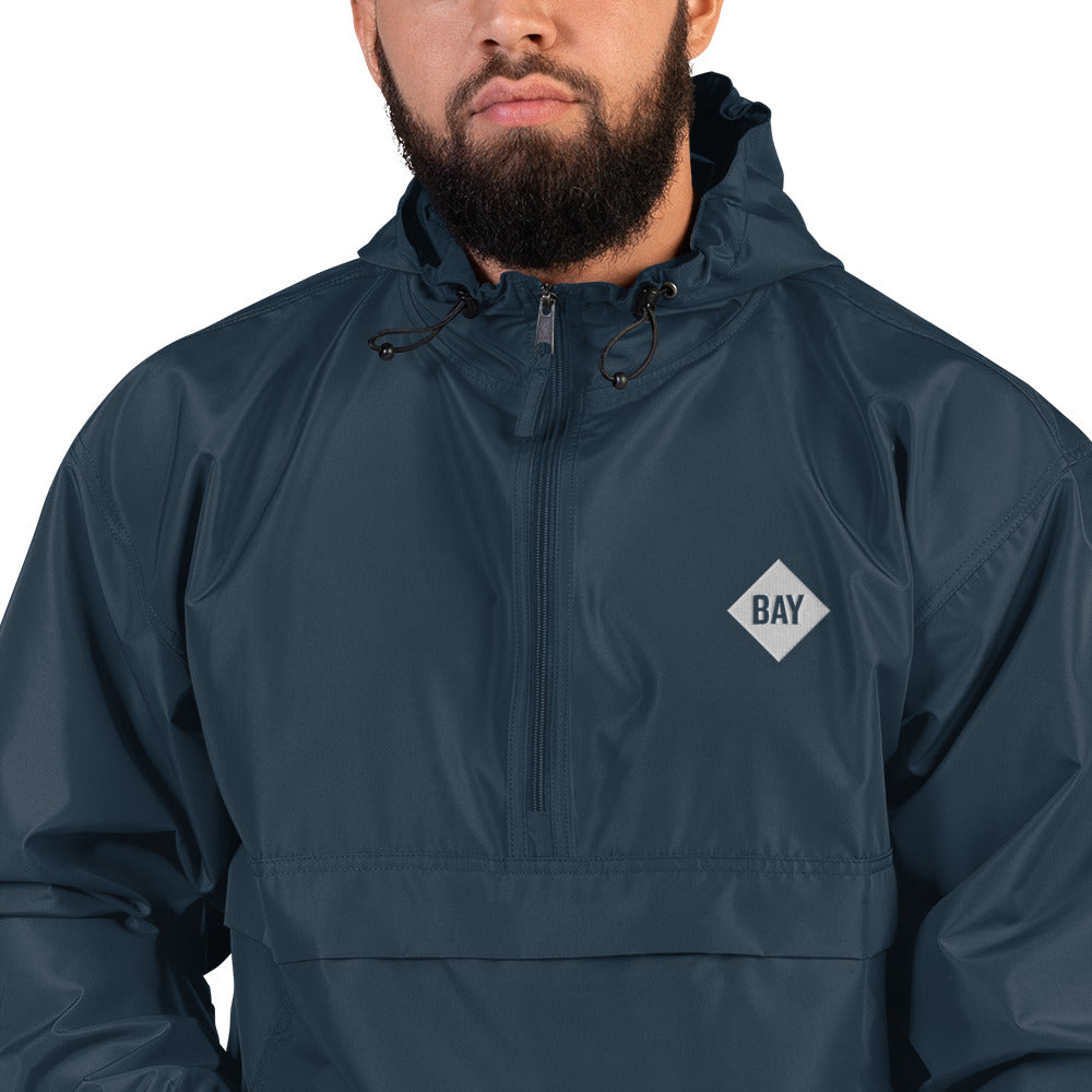 BAY Navy Windbreaker