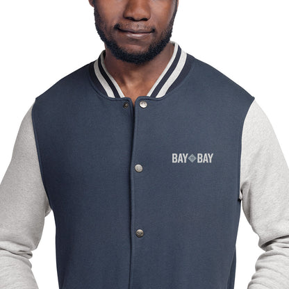 Bay to Bay Embroidered Bomber Jacket