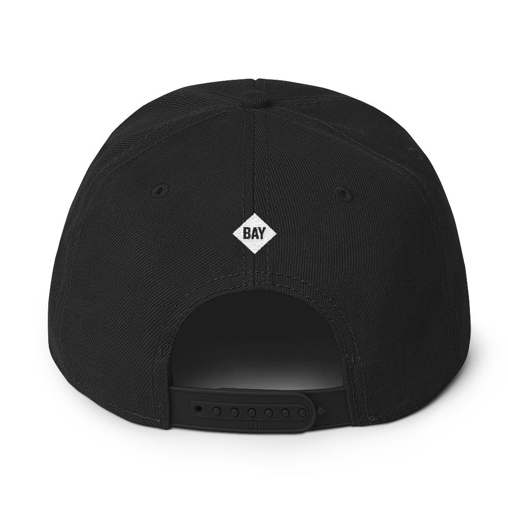 Bay to Bay Black Snapback