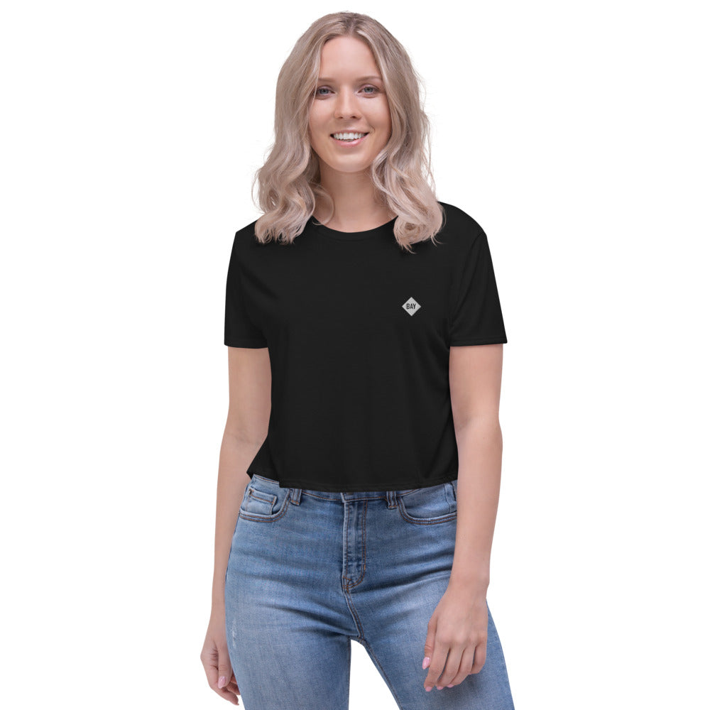 Bay Diamond Crop Tee